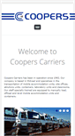 Mobile Screenshot of cooperscarriers.net